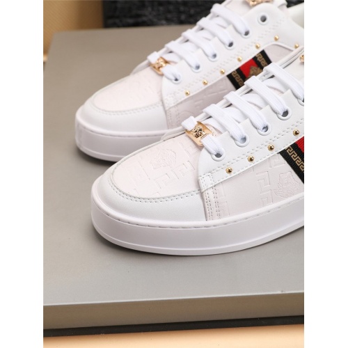 Replica Versace Casual Shoes For Men #777803 $82.00 USD for Wholesale