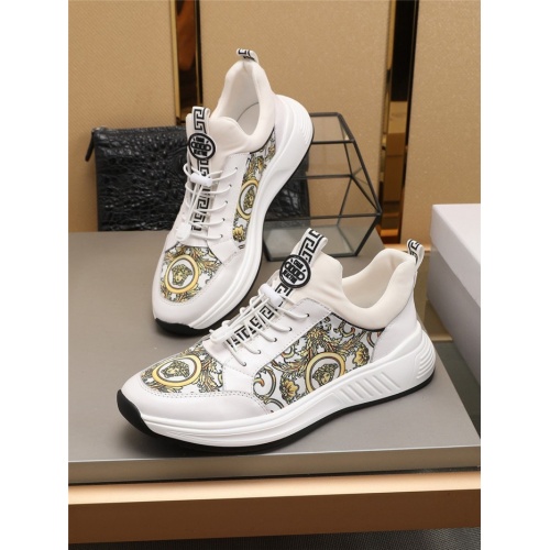 Replica Versace Casual Shoes For Men #777950 $82.00 USD for Wholesale