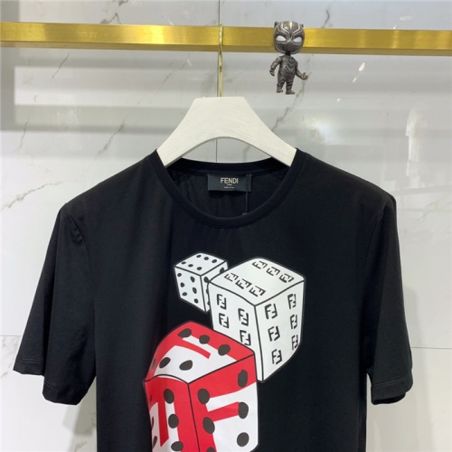 Replica Fendi T-Shirts Short Sleeved For Men #778280 $41.00 USD for Wholesale