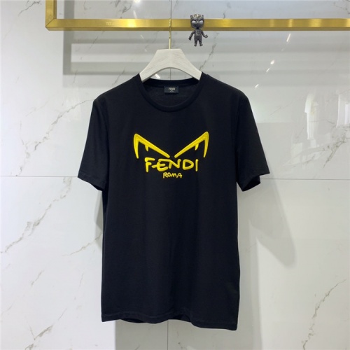 Fendi T-Shirts Short Sleeved For Men #778281 $41.00 USD, Wholesale Replica Fendi T-Shirts