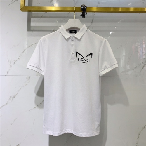 Fendi T-Shirts Short Sleeved For Men #778285 $43.00 USD, Wholesale Replica Fendi T-Shirts