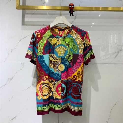 Versace T-Shirts Short Sleeved For Men #778483 $42.00 USD, Wholesale Replica Versace T-Shirts