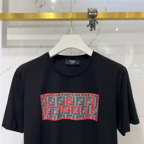 Replica Fendi T-Shirts Short Sleeved For Men #778538 $41.00 USD for Wholesale