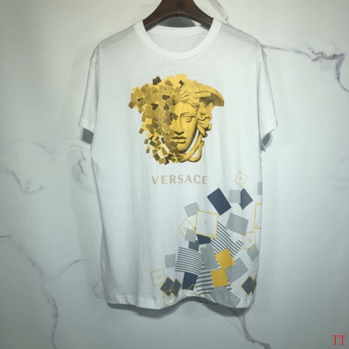 Versace T-Shirts Short Sleeved For Men #778848 $27.00 USD, Wholesale Replica Versace T-Shirts