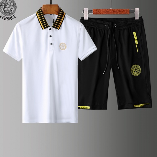 Versace Tracksuits Short Sleeved For Men #779031 $60.00 USD, Wholesale Replica Versace Tracksuits