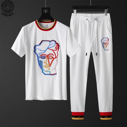 Versace Tracksuits Short Sleeved For Men #779072 $82.00 USD, Wholesale Replica Versace Tracksuits