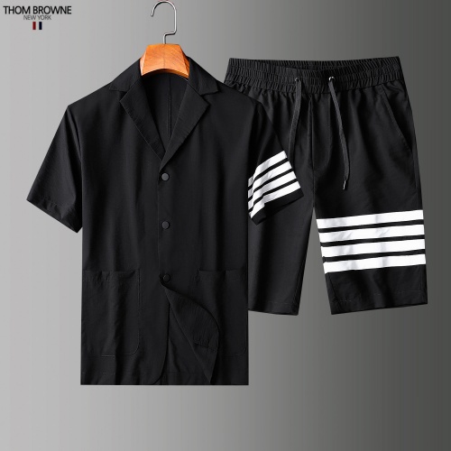 Thom Browne TB Tracksuits Short Sleeved For Men #779113 $76.00 USD, Wholesale Replica Thom Browne TB Tracksuits