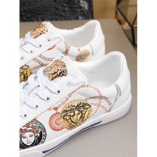 Replica Versace Casual Shoes For Men #779358 $76.00 USD for Wholesale