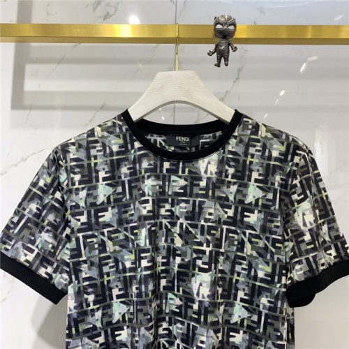Replica Fendi T-Shirts Short Sleeved For Men #779441 $42.00 USD for Wholesale