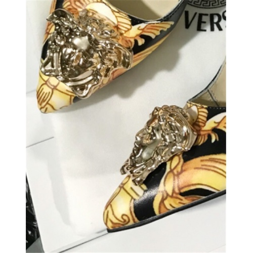 Replica Versace High-Heeled Shoes For Women #779819 $83.00 USD for Wholesale