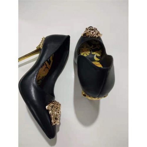Replica Versace High-Heeled Shoes For Women #779820 $83.00 USD for Wholesale