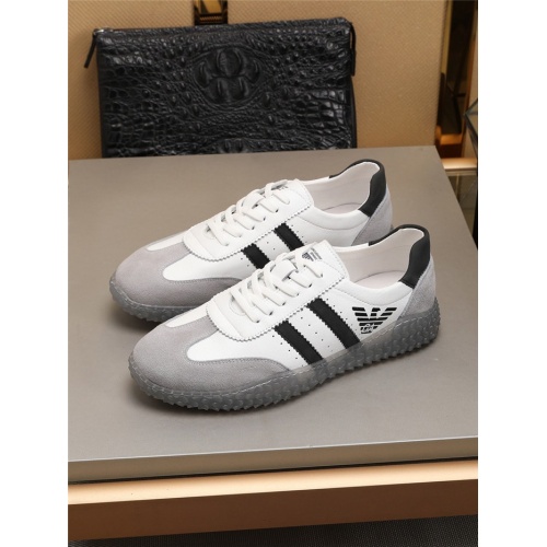 Armani Casual Shoes For Men #780173 $82.00 USD, Wholesale Replica Armani Casual Shoes