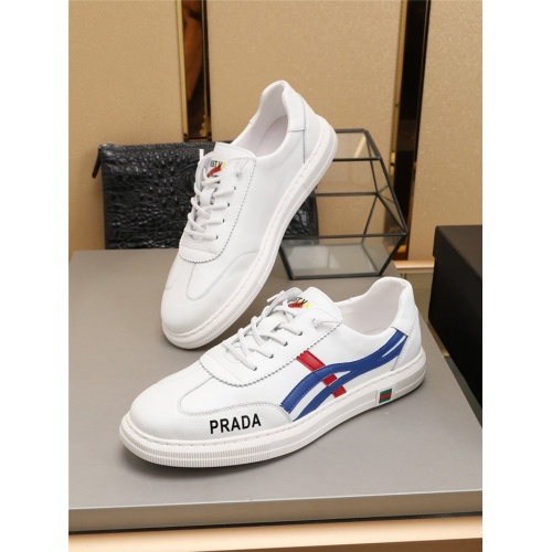 Replica Prada Casual Shoes For Men #780177 $82.00 USD for Wholesale