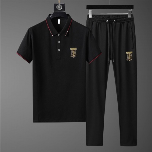 Burberry Tracksuits Short Sleeved For Men #780337 $68.00 USD, Wholesale Replica Burberry Tracksuits
