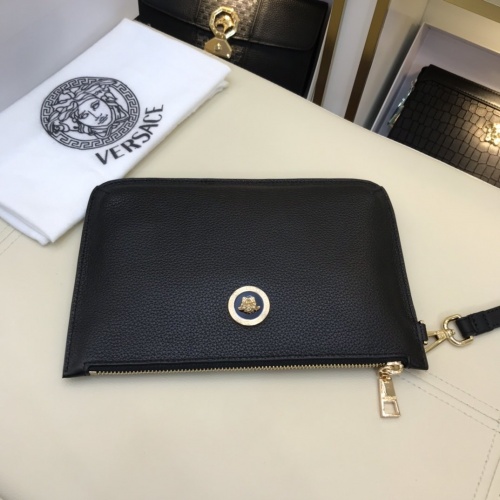 Replica Versace AAA Man Wallets #781111 $69.00 USD for Wholesale