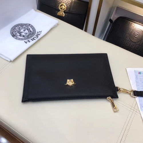 Replica Versace AAA Man Wallets #781114 $69.00 USD for Wholesale