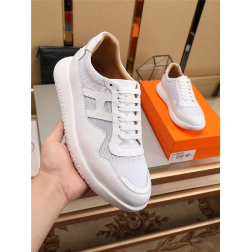 Replica Hermes Casual Shoes For Men #781154 $82.00 USD for Wholesale