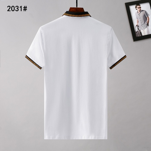 Replica Versace T-Shirts Short Sleeved For Men #781809 $29.00 USD for Wholesale
