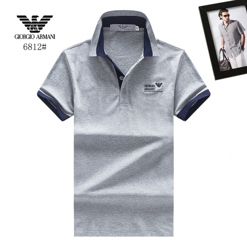 Armani T-Shirts Short Sleeved For Men #781811 $24.00 USD, Wholesale Replica Armani T-Shirts