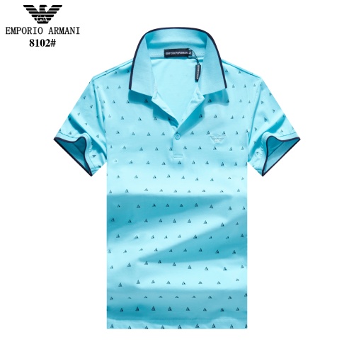 Armani T-Shirts Short Sleeved For Men #781848 $25.00 USD, Wholesale Replica Armani T-Shirts