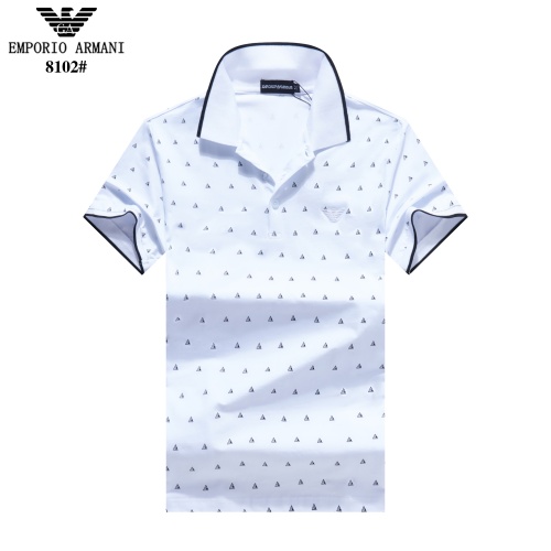 Armani T-Shirts Short Sleeved For Men #781849 $25.00 USD, Wholesale Replica Armani T-Shirts