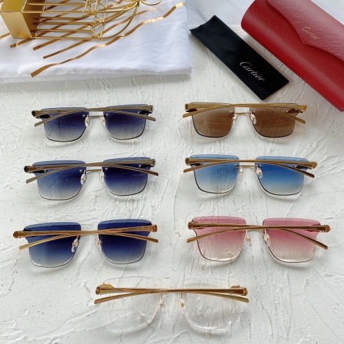 Replica Cartier AAA Quality Sunglasses #782046 $57.00 USD for Wholesale