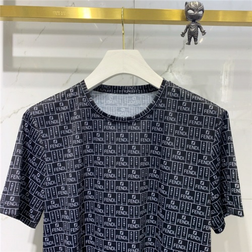 Replica Fendi T-Shirts Short Sleeved For Men #782353 $41.00 USD for Wholesale