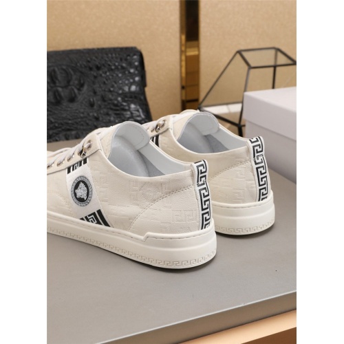 Replica Versace Casual Shoes For Men #782467 $80.00 USD for Wholesale