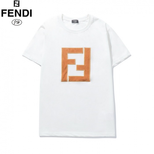 Fendi T-Shirts Short Sleeved For Men #782926 $27.00 USD, Wholesale Replica Fendi T-Shirts