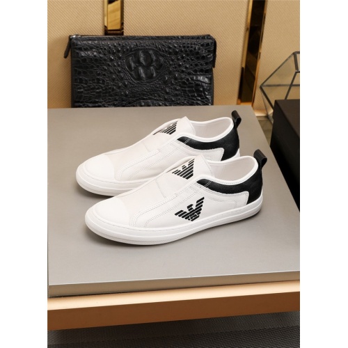 Armani Casual Shoes For Men #783139 $80.00 USD, Wholesale Replica Armani Casual Shoes