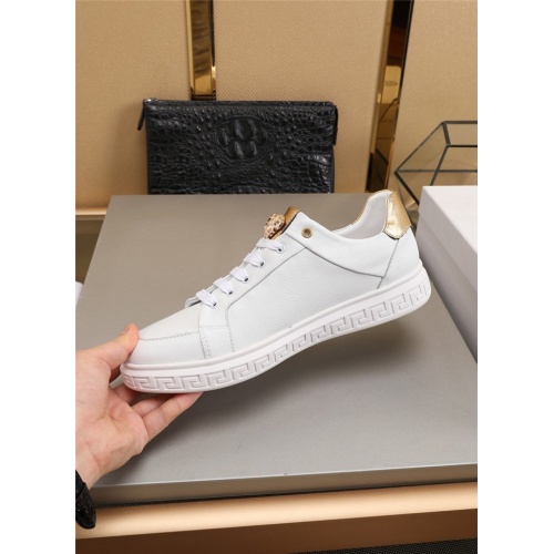 Replica Versace Casual Shoes For Men #783152 $76.00 USD for Wholesale