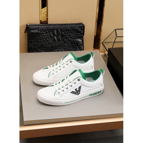 Armani Casual Shoes For Men #783446 $80.00 USD, Wholesale Replica Armani Casual Shoes
