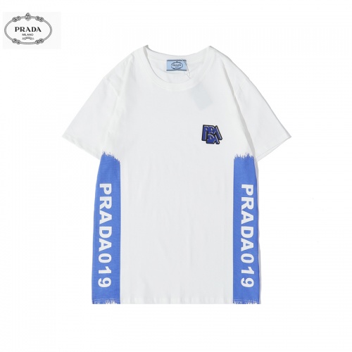 Prada T-Shirts Short Sleeved For Men #783473 $27.00 USD, Wholesale Replica Prada T-Shirts