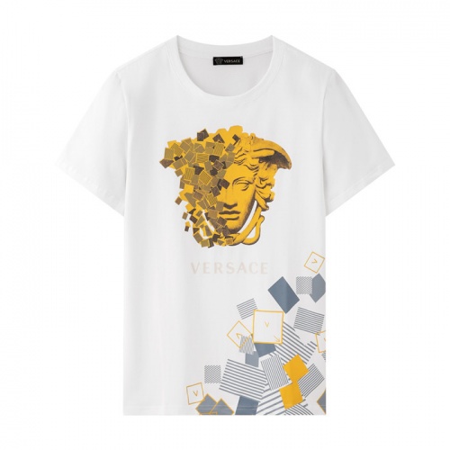 Versace T-Shirts Short Sleeved For Men #783481 $27.00 USD, Wholesale Replica Versace T-Shirts