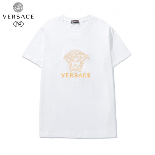 Versace T-Shirts Short Sleeved For Men #783487 $27.00 USD, Wholesale Replica Versace T-Shirts