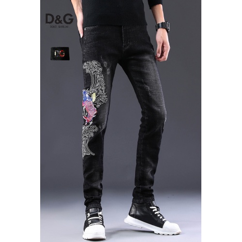 Dolce &amp; Gabbana D&amp;G Jeans For Men #783551 $48.00 USD, Wholesale Replica Dolce &amp; Gabbana D&amp;G Jeans