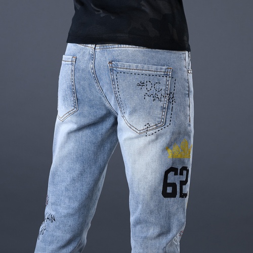 Replica Dolce & Gabbana D&G Jeans For Men #783554 $48.00 USD for Wholesale