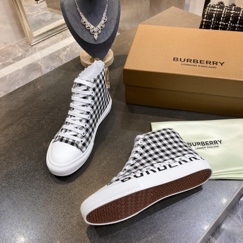 Replica Burberry High Tops Shoes For Men #783602 $93.00 USD for Wholesale