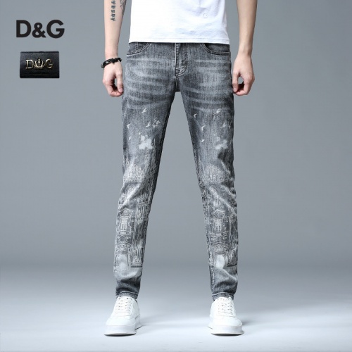 Dolce &amp; Gabbana D&amp;G Jeans For Men #783619 $48.00 USD, Wholesale Replica Dolce &amp; Gabbana D&amp;G Jeans