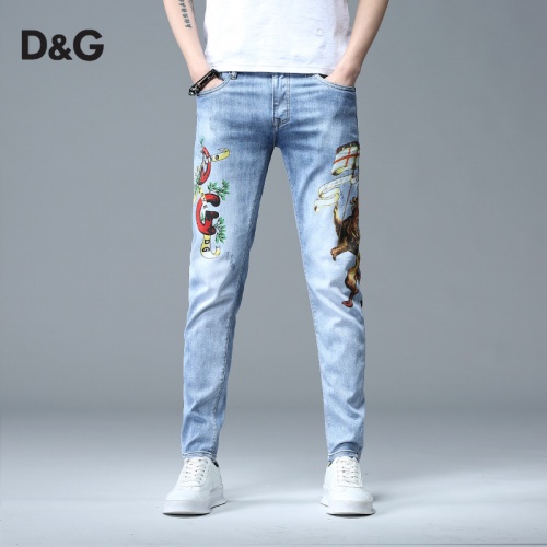 Dolce &amp; Gabbana D&amp;G Jeans For Men #783620 $48.00 USD, Wholesale Replica Dolce &amp; Gabbana D&amp;G Jeans