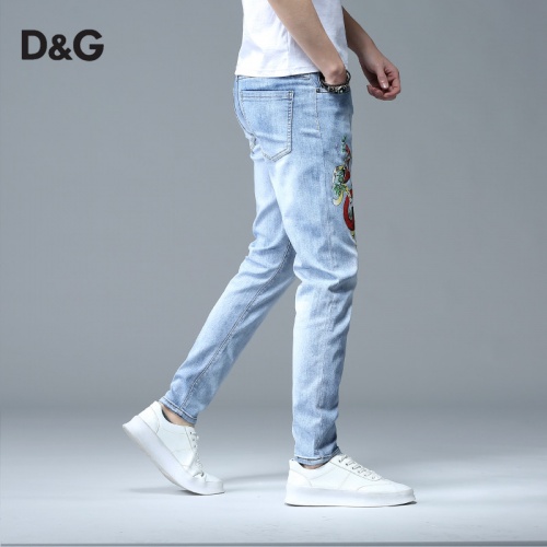 Replica Dolce & Gabbana D&G Jeans For Men #783620 $48.00 USD for Wholesale