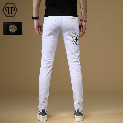Replica Philipp Plein PP Jeans For Men #783645 $48.00 USD for Wholesale
