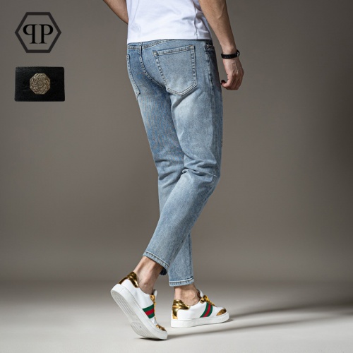 Replica Philipp Plein PP Jeans For Men #783646 $48.00 USD for Wholesale