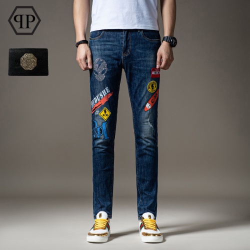 Philipp Plein PP Jeans For Men #783647 $48.00 USD, Wholesale Replica Philipp Plein PP Jeans