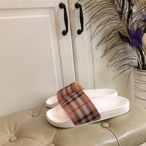 Replica Burberry Slippers For Women #783697 $49.00 USD for Wholesale