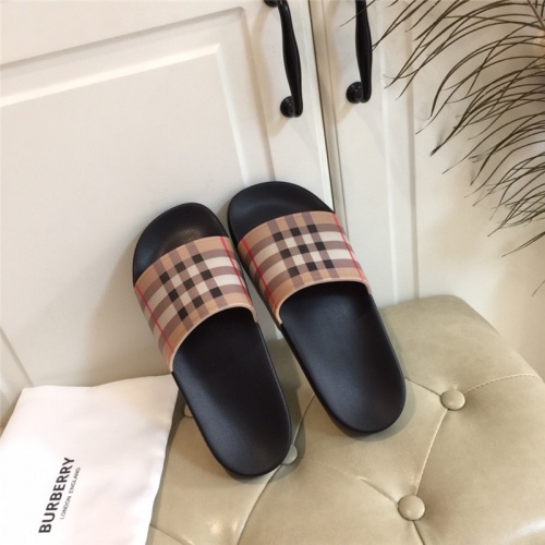 Replica Burberry Slippers For Women #783698 $46.00 USD for Wholesale