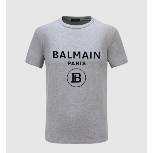 Balmain T-Shirts Short Sleeved For Men #783764 $24.00 USD, Wholesale Replica Balmain T-Shirts
