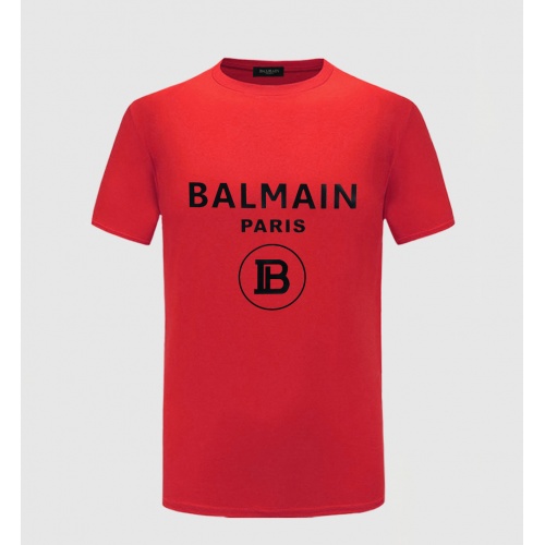 Balmain T-Shirts Short Sleeved For Men #783765 $24.00 USD, Wholesale Replica Balmain T-Shirts