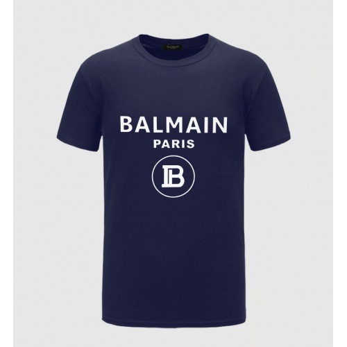 Balmain T-Shirts Short Sleeved For Men #783769 $24.00 USD, Wholesale Replica Balmain T-Shirts