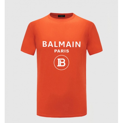 Balmain T-Shirts Short Sleeved For Men #783770 $24.00 USD, Wholesale Replica Balmain T-Shirts